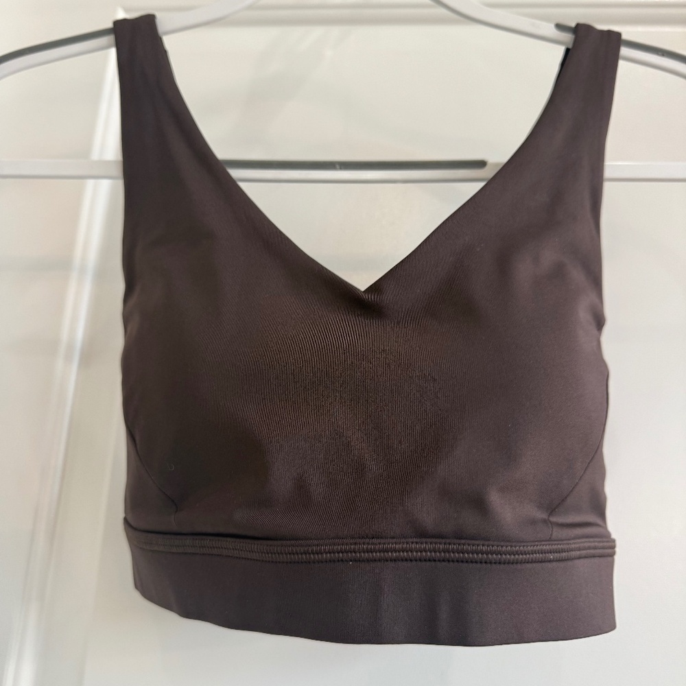 Lululemon Envital Bra, Espresso Size 6 NWT